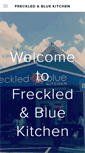 Mobile Screenshot of freckledandblue.com